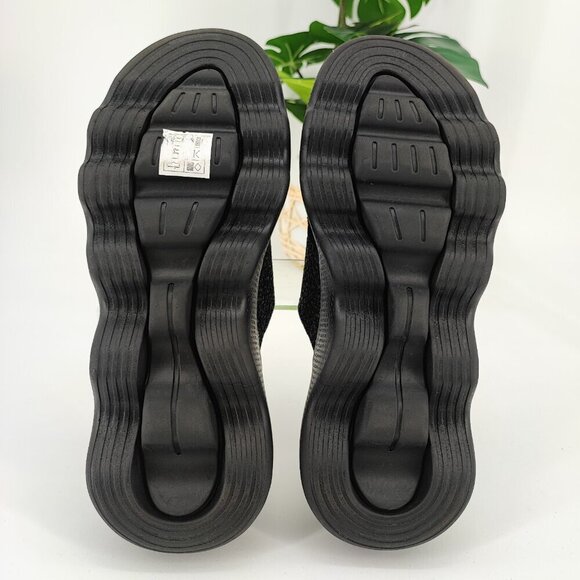 Skechers Woman's Go Walk Massage Fit Vogue Black Sandals Size 9 - Picture 8 of 8